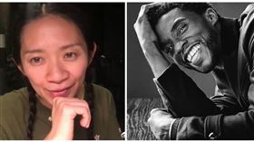 金球獎最佳導演趙婷與劇情類最佳男主角查維克博斯曼。