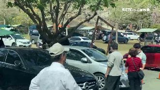 包場露營遭賞櫻客亂入　他怨：沒人管