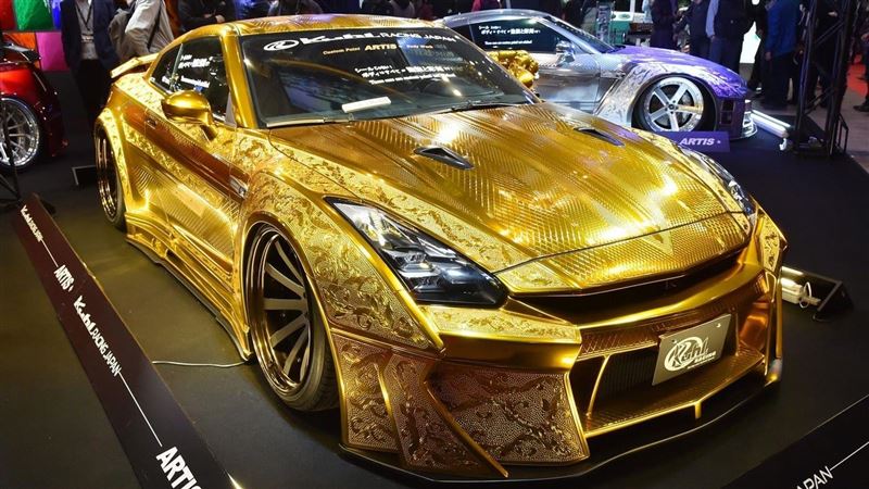 24K全車鍍金　最豪奢GT-R