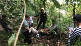 登山,鳶山,墜谷,三峽,翻攝畫面