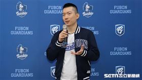 ▲富邦悍將領隊蔡承儒。（圖／記者劉彥池攝影）