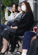 路永佳「連勝武老婆」出席Jamei Chen 2021春夏Collection 發表。（記者邱榮吉/攝影）