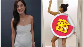 Janet近日在IG上傳產後身型照。