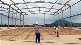 台商斥百億蘇比克建工業園區　7成資材台灣進口台商企業松玥建設在菲律賓蘇比克灣斥資4億美元（約新台幣111.43億元）開發工業園區，超過7成資材自台灣進口。（松玥建設提供）中央社記者陳妍君蘇比克灣傳真　110年3月2日