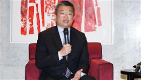 ▲中職會長蔡其昌拜會中華棒協理事長辜仲諒。（圖／中華棒協提供）