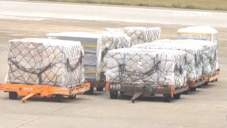 AZ疫苗抵台　陳時中：貨在機上才知