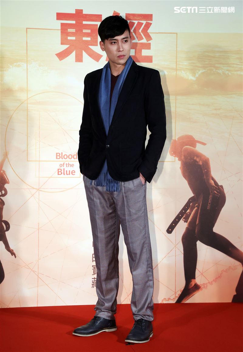 電影「東經北緯」演員柯鑑育。（記者邱榮吉/攝影）