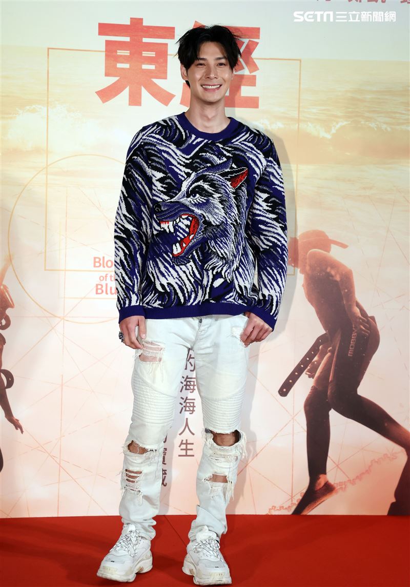 電影「東經北緯」演員鄭凱。（記者邱榮吉/攝影）