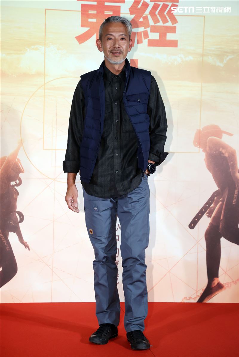 電影「東經北緯」導演袁緒虎。（記者邱榮吉/攝影）