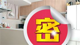 網友曬出自家廚房，明亮又整潔的空間，搭配一盆綠色植物，看上去相當舒服。（圖／翻攝自「harepiyopiyo」推特）