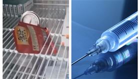 中國山東出現榨菜跟疫苗放在一起的狀況（組合圖／翻攝自YouTube與Pixabay圖庫）