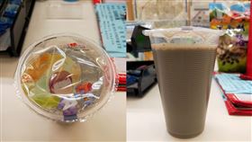 封膜,封口,早餐,飲料(翻攝自 爆怨公社)