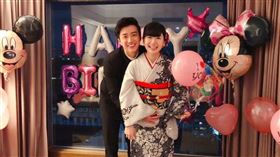 福原愛,江宏傑。翻攝自臉書