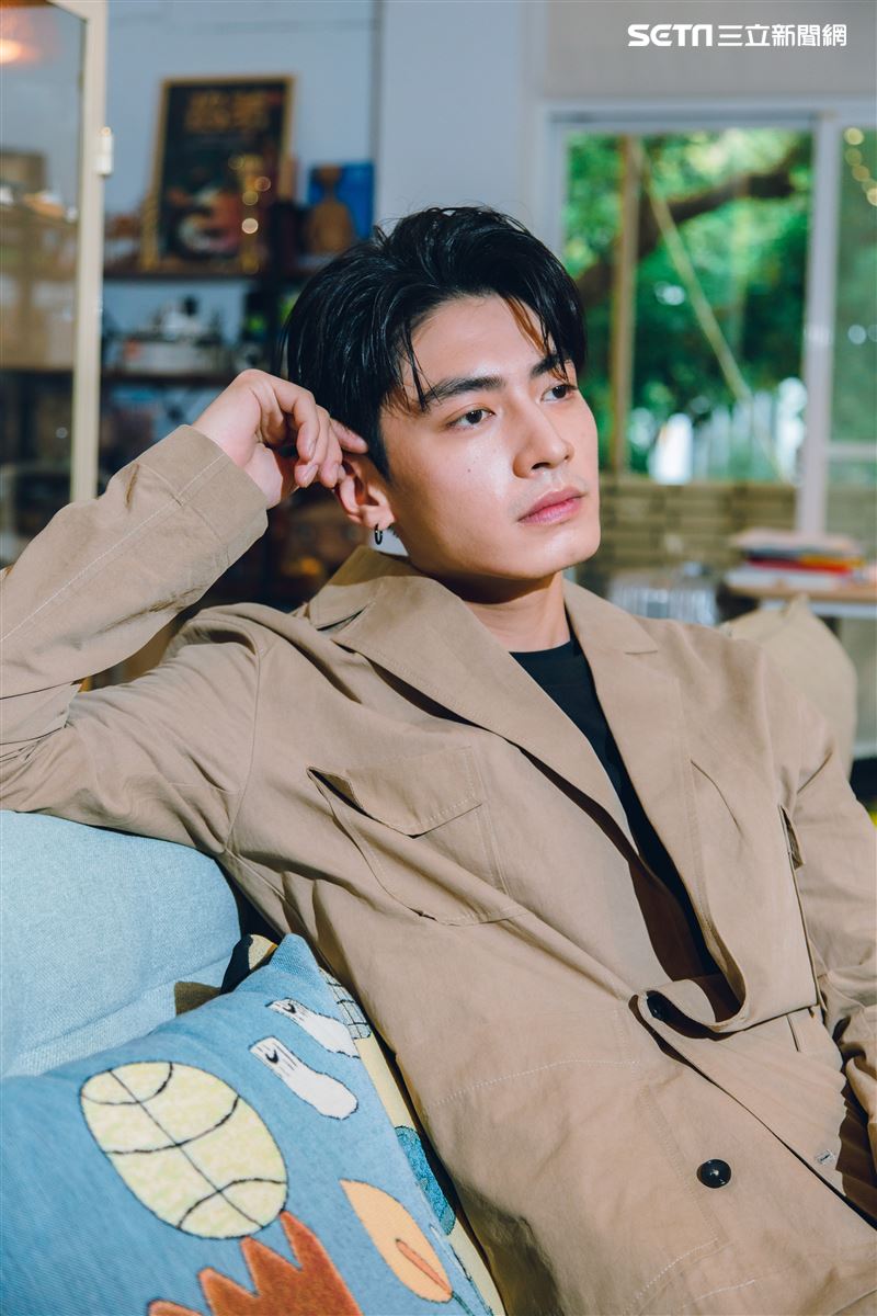 宋柏緯三立新聞網專訪。（圖／記者楊澍攝影）