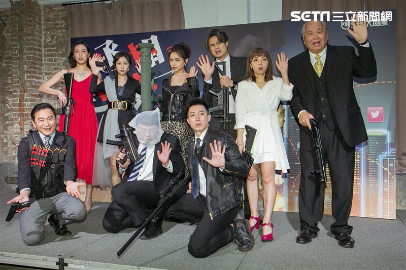 全民大劇團全新舞台劇《丞相，起風了》吳定謙、夏于喬、Albee范乙霏、湯志偉、謝念祖編導。（圖／記者楊澍攝影）