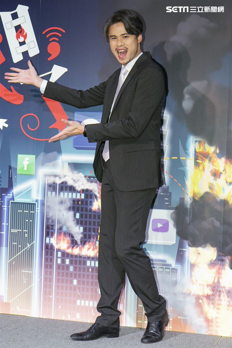 全民大劇團全新舞台劇《丞相，起風了》吳定謙、夏于喬、Albee范乙霏、湯志偉、謝念祖編導。（圖／記者楊澍攝影）