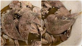 點麻油湯「料超滿」！她一看卻臉綠：這個豬肝是第幾期？（圖／翻攝自爆廢1公社）