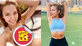 具有古銅色肌膚的女星蔡宛珊。（圖／翻攝自蔡宛珊IG）