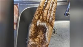  表哥寄來一隻「斷手」他嚇翻！其實是山藥（圖／翻攝自推特）