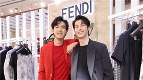 許光漢、陳昊森出席FENDI微風南山男裝快閃店活動。（圖／品牌提供）