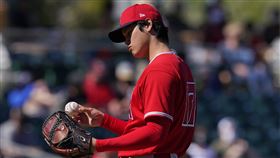 ▲大谷翔平2021年加入天使先發投手6人輪值。（圖／美聯社／達志影像）