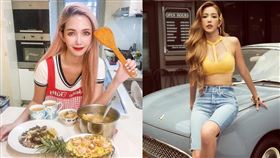 近日拐拐「吃鳳梨、挺農民」親手設計鳳梨餐。（圖／翻攝自許采晴IG）