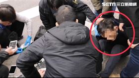 西門町西寧南路、開封街口傳出毒販開槍 翻攝畫面 