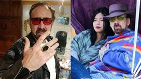 尼可拉斯凱吉跟小30歲日籍女友Riko。（圖／翻攝自nicolascagefans IG）