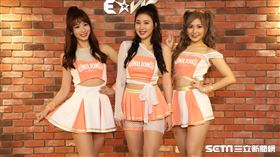 ▲統一獅啦啦隊Uni Girls全新制服正副隊長Yuki賴賴（圖／記者劉彥池攝影）