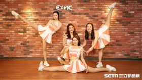 ▲統一獅啦啦隊新成員斐棋、妙妙、柔一，Maggie（圖／記者劉彥池攝影）