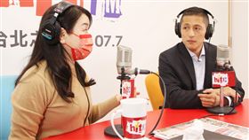 廣播專訪吳怡農（圖/Hit Fm《周玉蔻嗆新聞》製作單位提供）