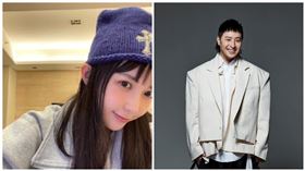 潘瑋柏與老婆Luna（宣云）。(圖/潘瑋柏臉書，Luna宣云微博)