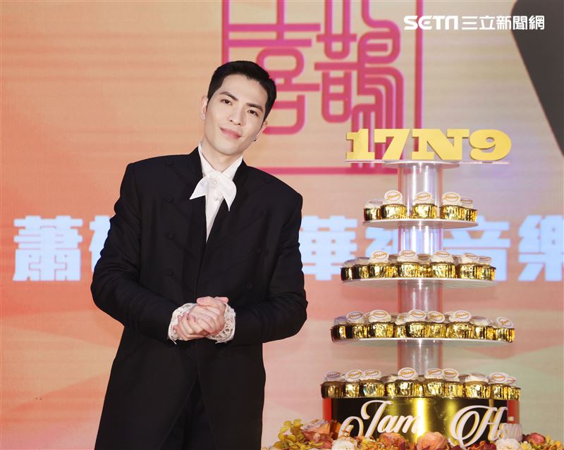 蕭敬騰和喜鵲娛樂、華納音樂續約。（記者邱榮吉/攝影）