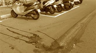 新／桃園婦遭水泥車輾！血痕拖十公尺