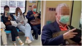謎片聲傳遍捷運車廂　女乘客嗨翻了（圖／翻攝自新竹爆料公社）