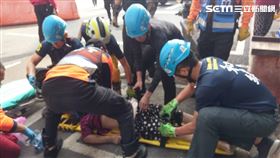 墜樓,台南,安平,雲梯車,消防,氣墊,命危