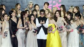 KID今天出席頒發百大女郎頒獎前三名。（圖／記者邱榮吉攝影）