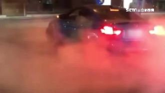百萬名車耍帥街頭甩尾　車主遭警送辦