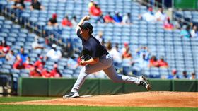 ▲柯爾（Gerrit Cole）先發3局飆出5次三振。（圖／翻攝自洋基推特）