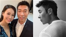  許志安 黃心穎。（圖／翻攝自臉書、IG）