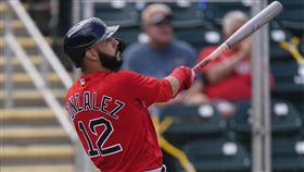 ▲岡薩雷茲（Marwin Gonzalez）同場左右開轟。（圖／美聯社／達志影像）