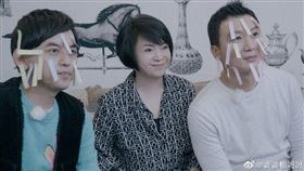 侯佩岑,林月雲,黃伯俊,婆婆與媽媽。翻攝自微博