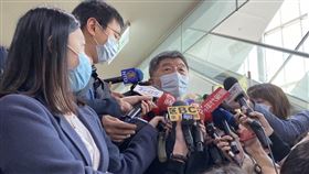 陳時中今出席第13屆台北國際中醫藥學術論壇時，對疫情做說明。（圖／記者簡浩正攝影）