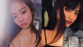 陳芳語、熱依娜（圖／翻攝自ＩＧ、微博）