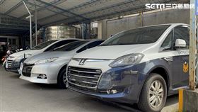 台北市文山一分局遭洪男開車衝撞。（圖／記者楊忠翰攝影）