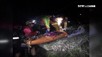 才傳死亡山難　屏風山山友摔步道骨折