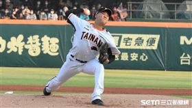 統一獅本土先發投手古林睿煬。（圖／記者王怡翔攝影）