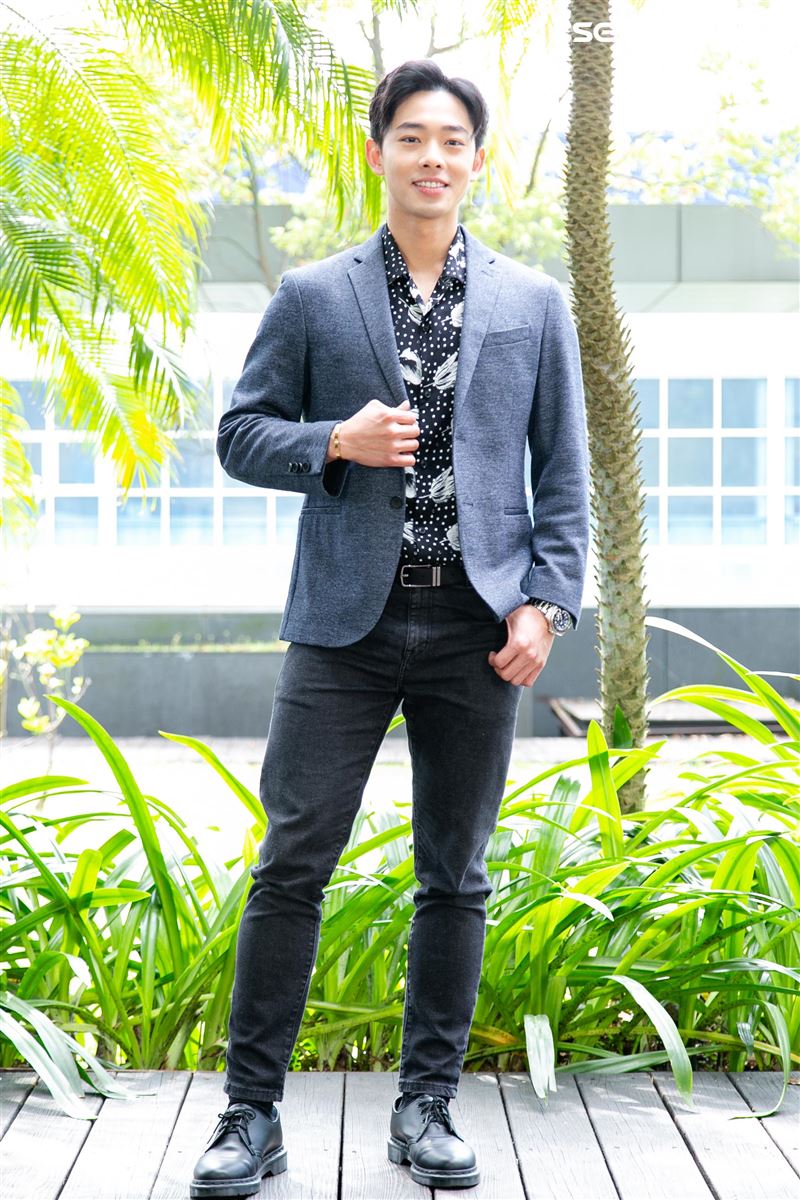 黃薇渟、林禹、高雋雅、鄭暐達出席台視三立新週日偶像劇《戀愛是科學》星二代變歪世代公佈會。（圖／記者楊澍攝影）