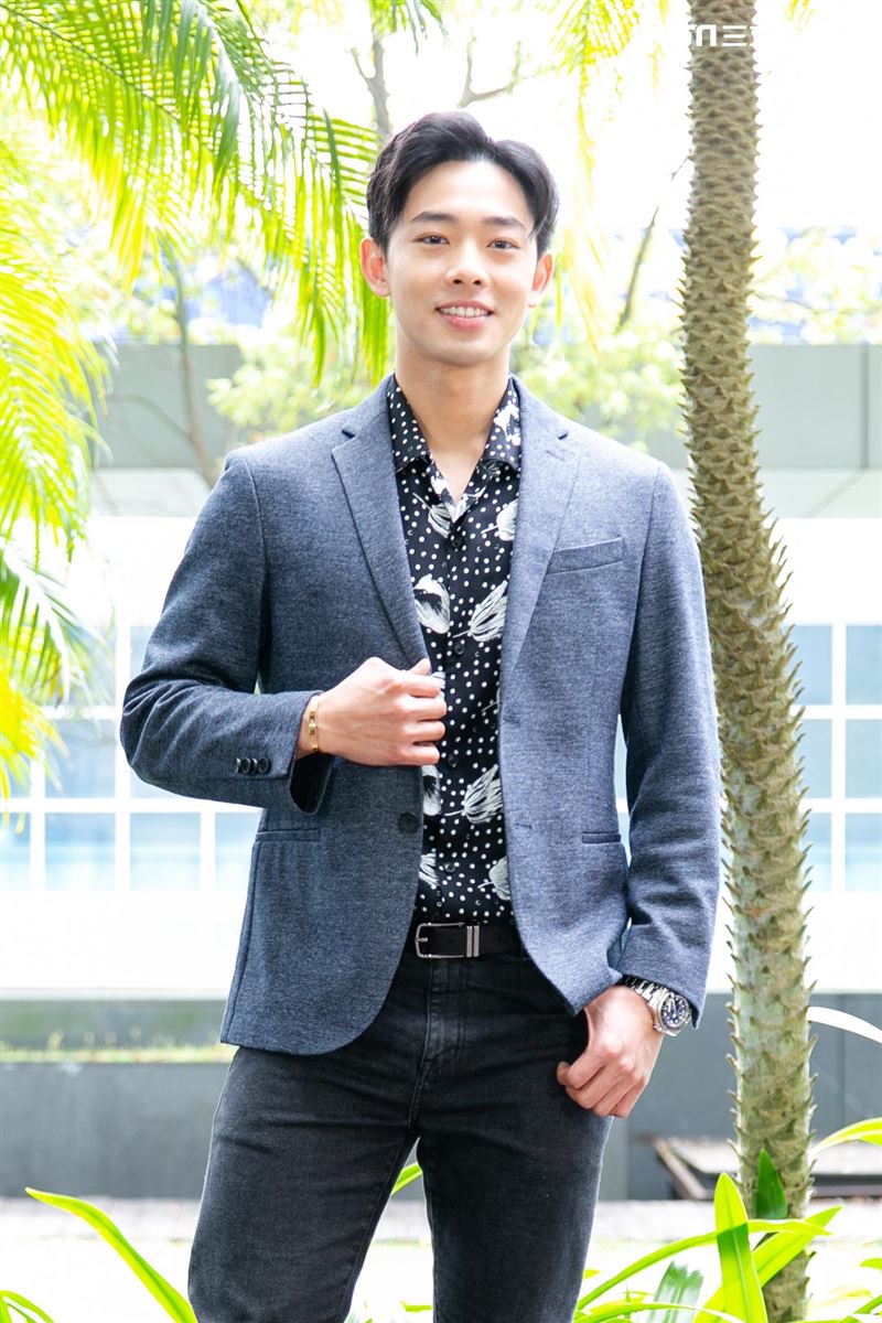 黃薇渟、林禹、高雋雅、鄭暐達出席台視三立新週日偶像劇《戀愛是科學》星二代變歪世代公佈會。（圖／記者楊澍攝影）