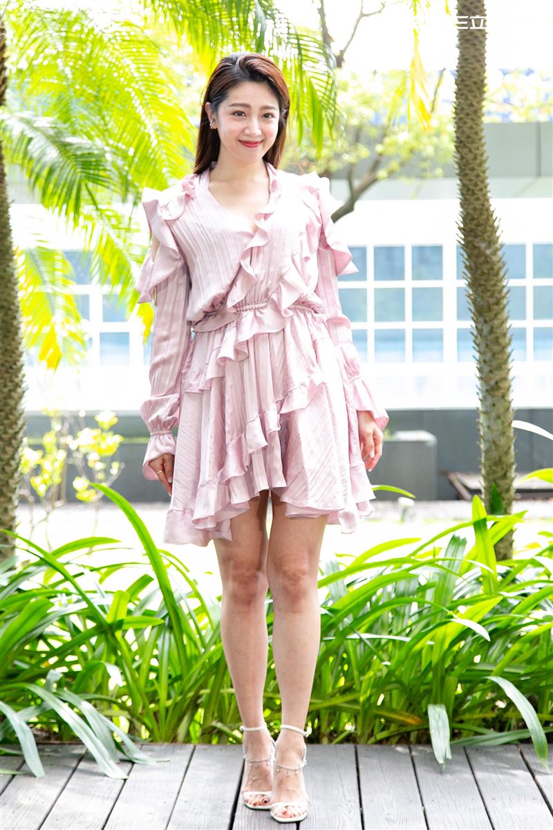 黃薇渟、林禹、高雋雅、鄭暐達出席台視三立新週日偶像劇《戀愛是科學》星二代變歪世代公佈會。（圖／記者楊澍攝影）